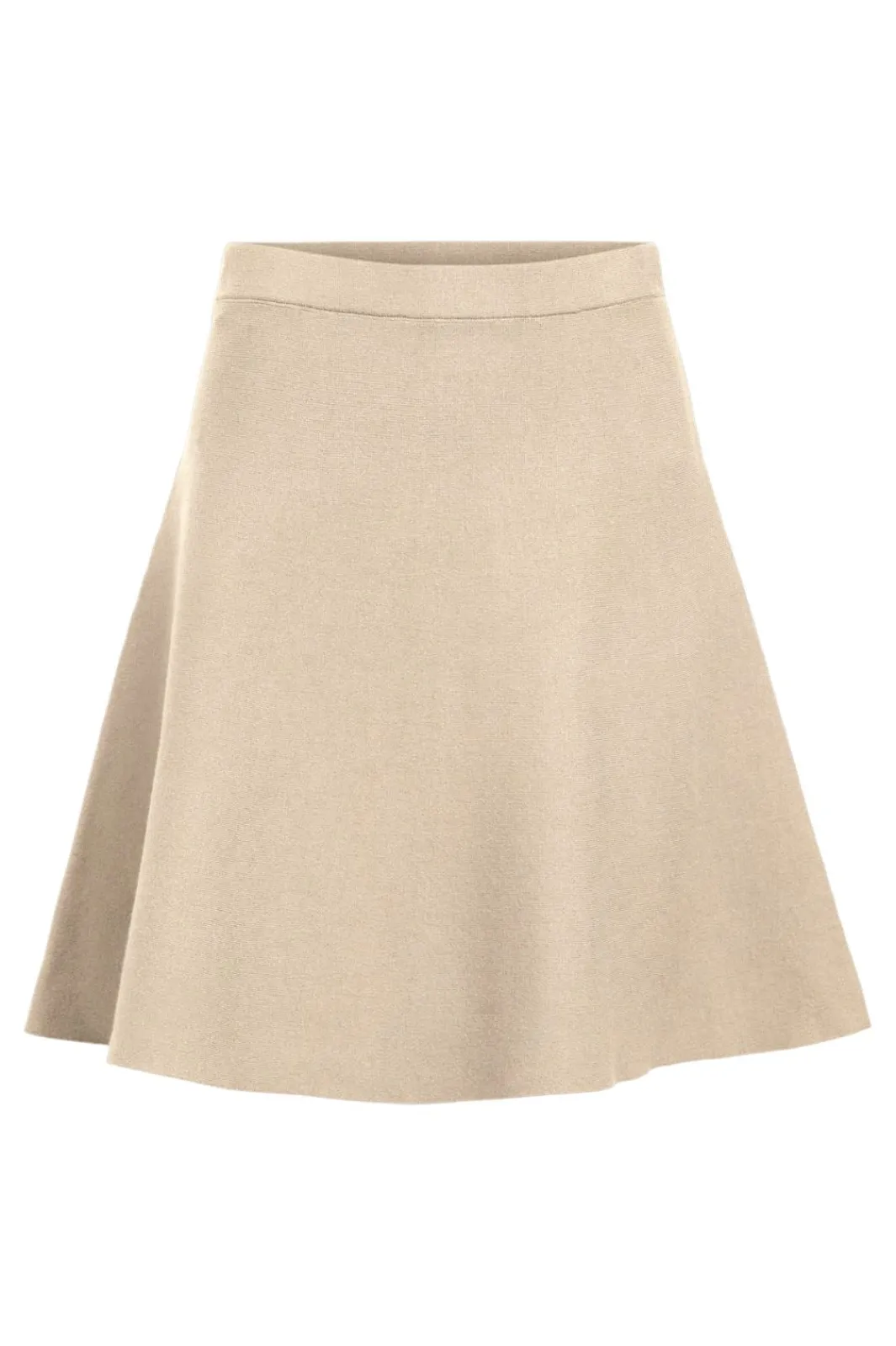 New Object Objreynard Short Knit Skirt 4851545 Humus Melange