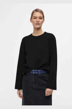 Clearance Object Objreynard Square Sleeve O-Neck 4497029 Black