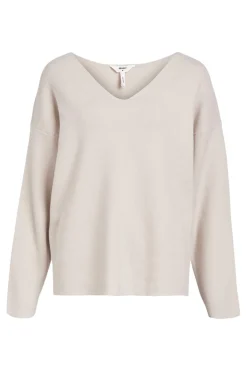 Outlet Object Objreynard V-Neck Pullover 4487646 Silver Gray