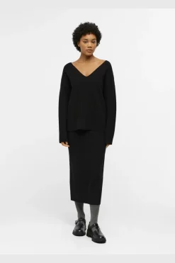 Outlet Object Objreynard V-Neck Pullover 4486516 Black