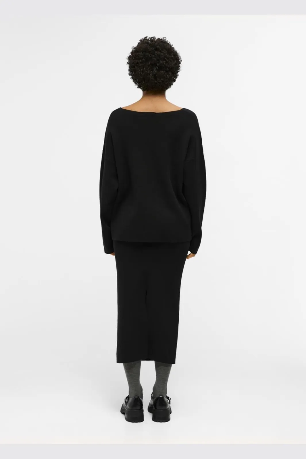 Outlet Object Objreynard V-Neck Pullover 4486516 Black
