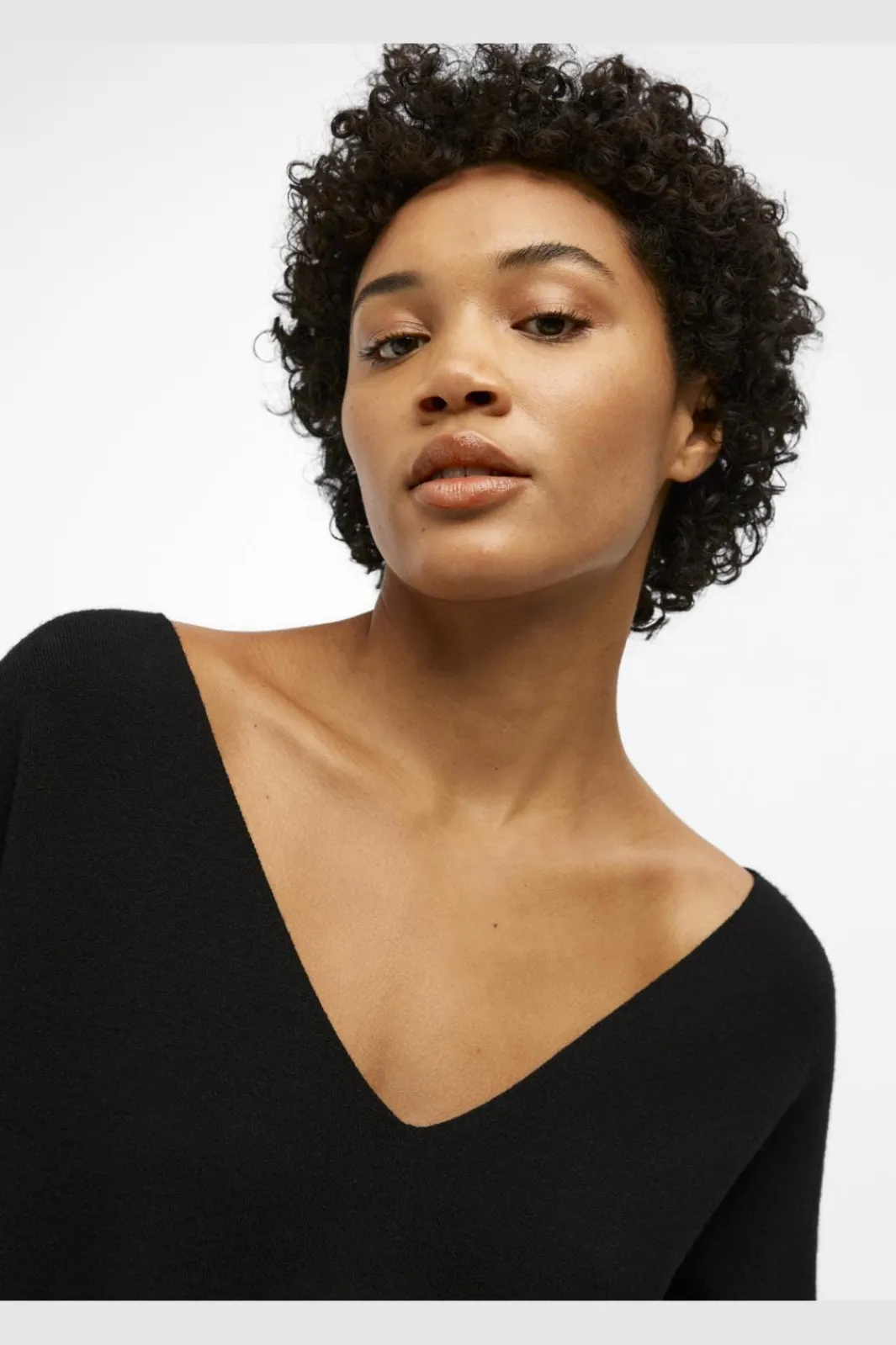 Outlet Object Objreynard V-Neck Pullover 4486516 Black