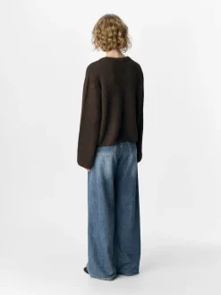 Best Object Objsaggia Re L/S Knit Cardigan 4872680 Seal Brown Melange