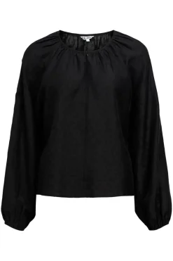Online Object Objtrue L/S Lo Blouse 4856936 Black