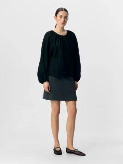Online Object Objtrue L/S Lo Blouse 4856936 Black