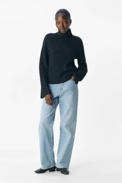 Object Objviola Ls Lo Rollneck Knit 4803559 Black
