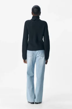 Object Objviola Ls Lo Rollneck Knit 4803559 Black