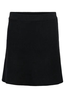 New Object Objviola Re Short Knit Skirt 4803561 Black