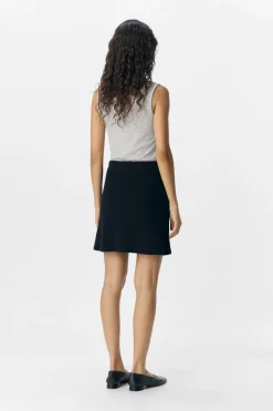 New Object Objviola Re Short Knit Skirt 4803561 Black