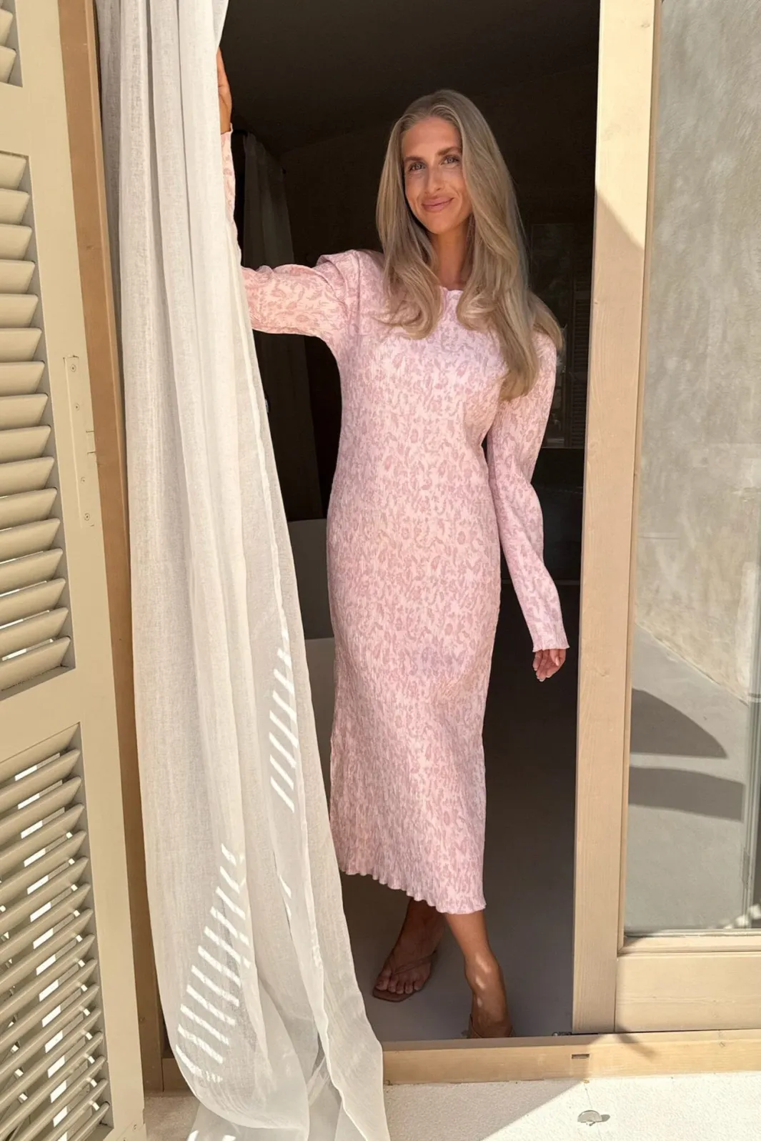 Hot BYIC Odaic Dress A1015 Light Pink Floral