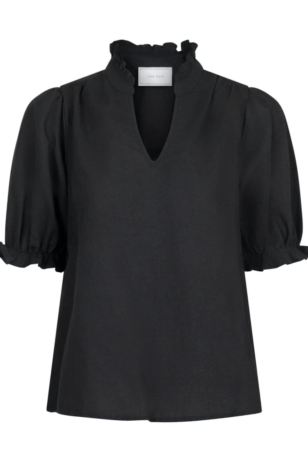 Best Neo Noir Odesa Linen Blouse Black