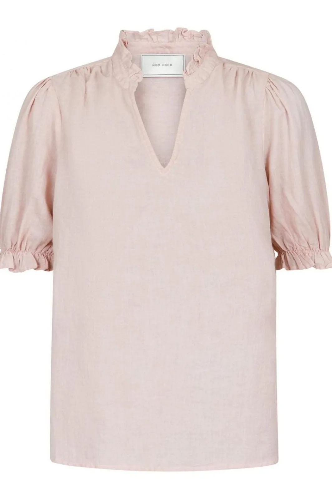 Discount Neo Noir Odesa Linen Blouse Rose Smoke