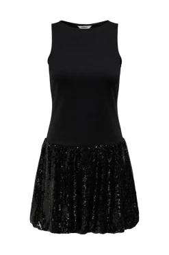 Hot Only Oha Sl Sequins Balloon Dress 5046446 Black