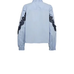 Discount Gossia Olinego Blouse G2730 Blue Striped