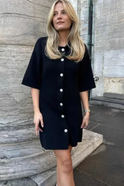 Discount BYIC Oliviaic Knit Dress H105-1 Black