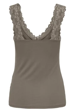Discount Only Onl30 Free Life S/L Singlet Top 4941141 Walnut