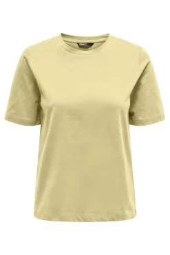 Online Only Onl S/S Tee 4963247 Pastel Yellow
