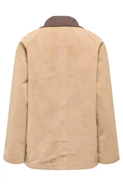 Hot Only Onlaggie Faux Suede Contrast Jacket 4960014 Tannin