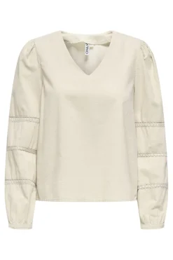 Sale Only Onlaime L/S Cord Tape Blouse Cc 4916158 Pumice Stone