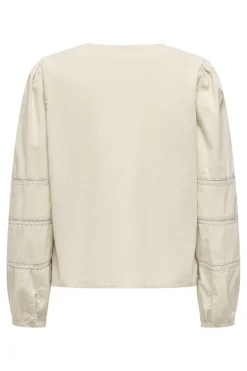 Sale Only Onlaime L/S Cord Tape Blouse Cc 4916158 Pumice Stone