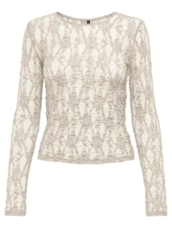Outlet Only Onlalba L/S Lace Top 4957027 Birch