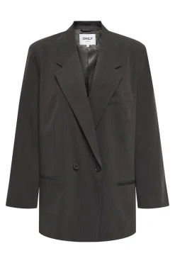 Online Only Onlalden Life L/S Ovs Pinstri Blazer Tlr 4841175 Mole W. Pinstripe