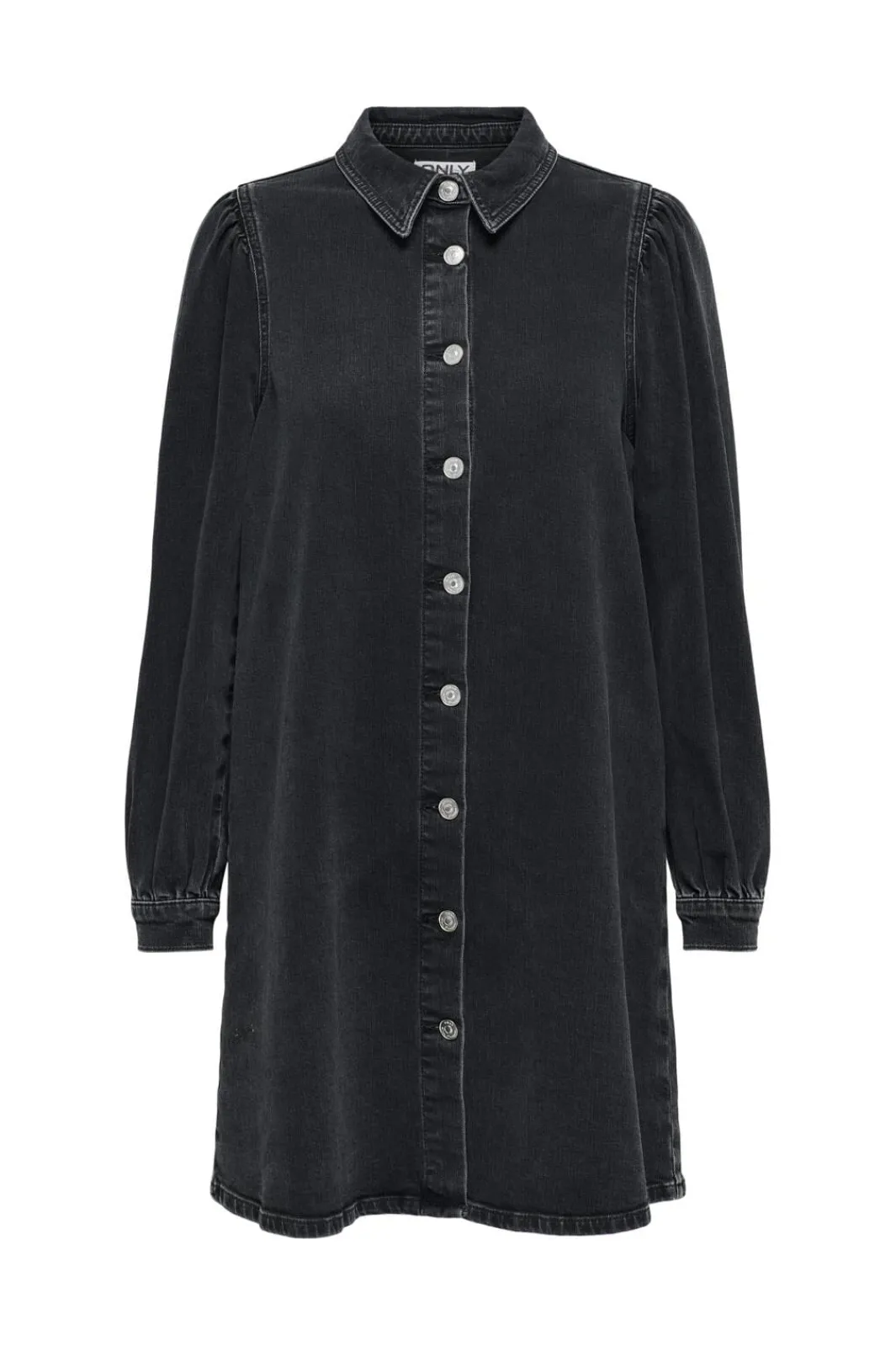 New Only Onlalma L/S Dress Cro 4740250 Washed Black