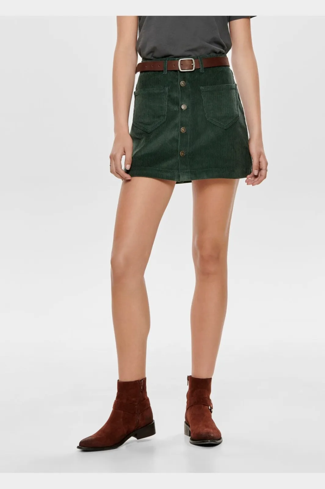 Online Only Onlamazing Global Cord Skirt 3204763 Green Gables
