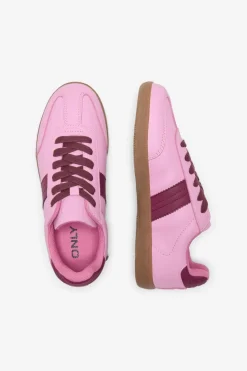 Online Only Onlamber Pu Sneaker 4750039 Begonia Pink Beaujolais