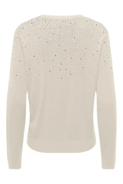 Best Only Onlanabella Ls Bling O-Neck Knt 4894552 Birch W. Dark Silver