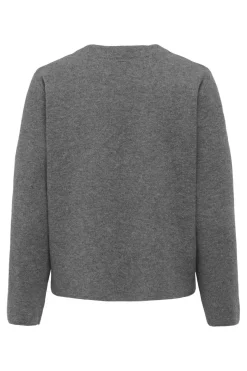 Outlet Only Onlanneli Life Ls Button Jacket Cc Knt 4776283 Medium Grey Melange
