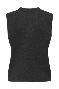 Best Only Onlanneli Life Sl Button Vest Cc Knt 4776294 Dark Grey Melange