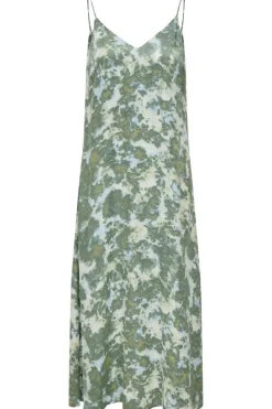 Clearance Only Onlannlouise Strap Long Dress 4902916 Balsam Green Tie Dye