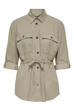 Clearance Only Onlaris Life 4/5 Fem Cargo Jacket Cc 4383044 Pure Cashmere