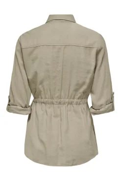 Clearance Only Onlaris Life 4/5 Fem Cargo Jacket Cc 4383044 Pure Cashmere