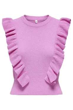 Sale Only Onlashley Sl O-Neck Knt 4679165 Fuchsia Pink