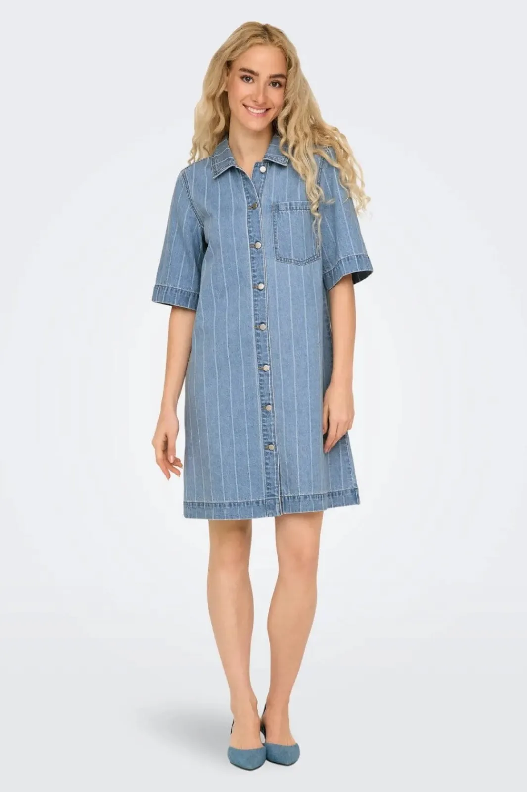 Hot Only Onlasta S/S Stripe Dress Gua 15355054 4827776