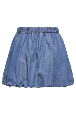 New Only Onlbea Balloon Skirt 4718984 Medium Blue Denim