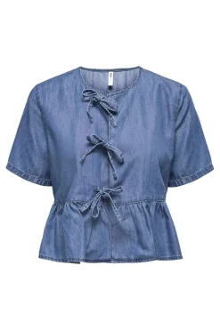 Sale Only Onlbea Ss Bow Shirt 15344257 4720356