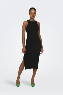 Online Only Onlbelfast SL Midi Dress Jrs 4007039 Black