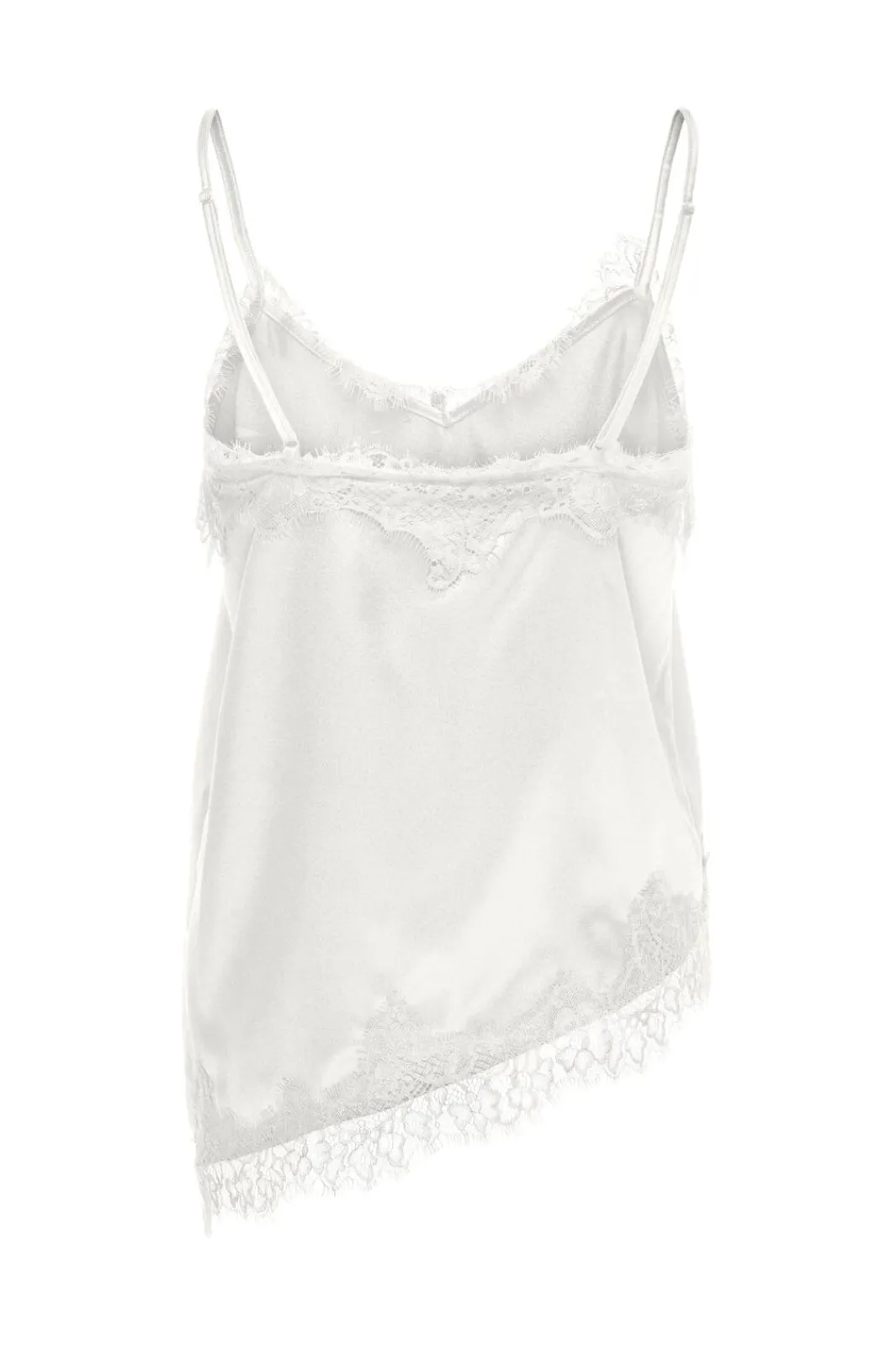 Sale Only Onlbella Strap Satin Lace Top 5083914 Cloud Dancer