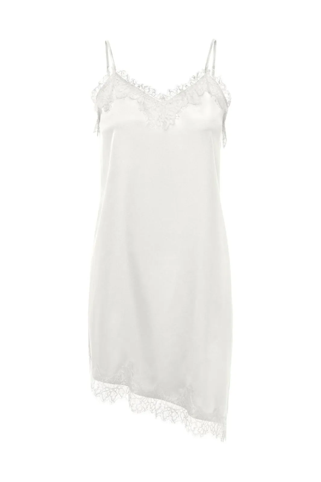 Online Only Onlbella Strap Satin Lace Dress 5083912 Cloud Dancer