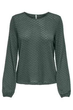 Clearance Only Onlbelle Life L/S Top 4891983 Balsam Green