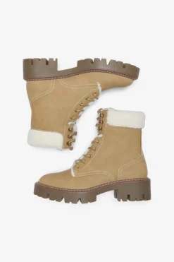 New Only Shoes Onlbetty-11 Warm Lace Up 4844435 New Wheat