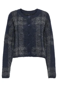 Discount Only Onlbeverly Life Ls Button Onec Cardi Knt 4928940 Night Sky Medium Gray/Melange