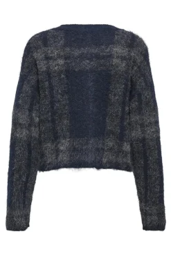 Discount Only Onlbeverly Life Ls Button Onec Cardi Knt 4928940 Night Sky Medium Gray/Melange