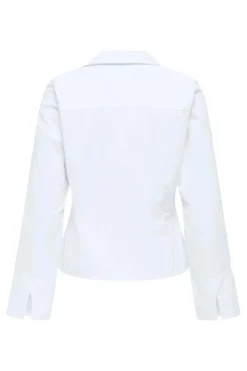 Only Onlbeya Ls Fitted Hook Shirt 4942456 Bright White
