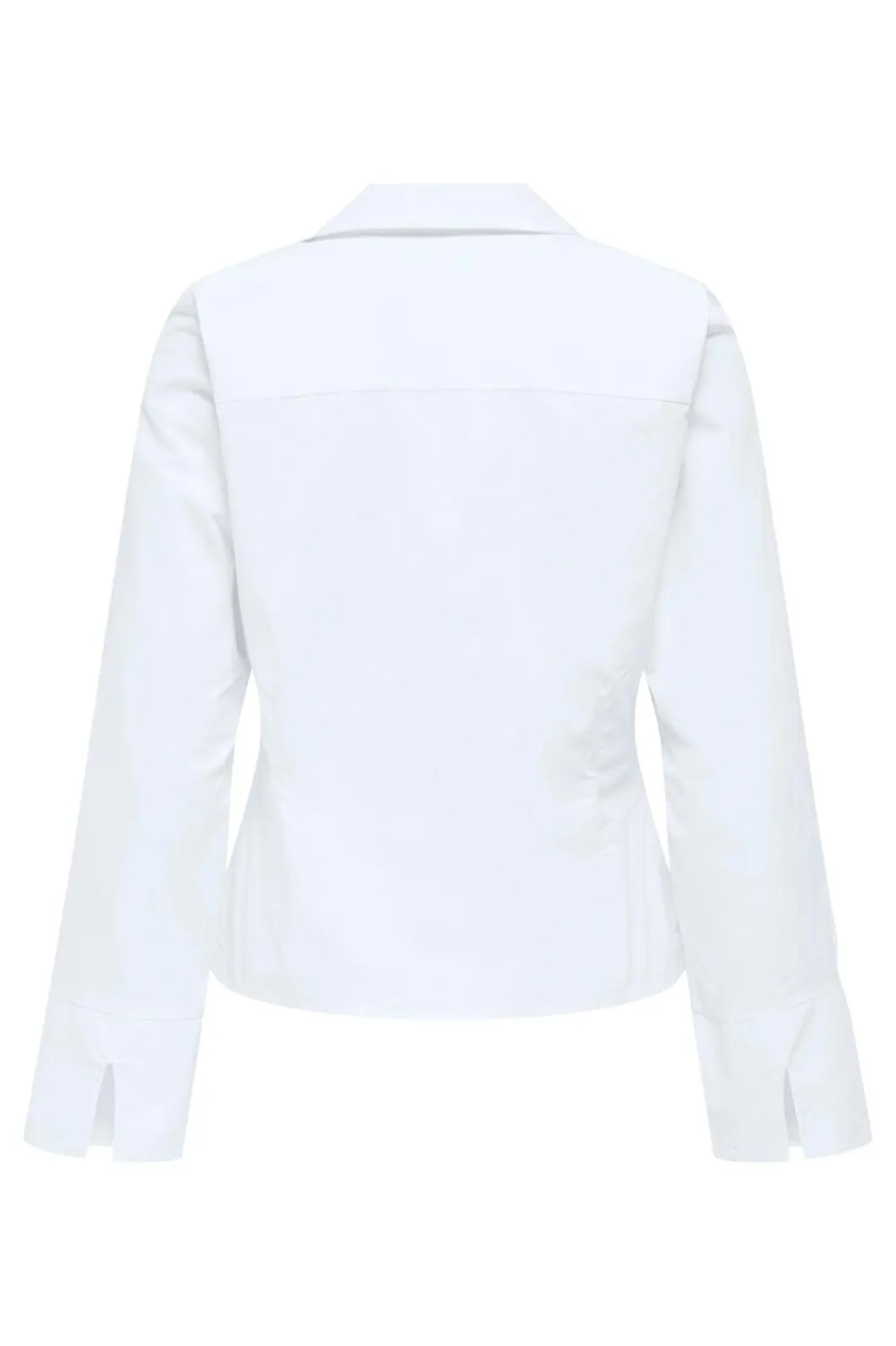 Only Onlbeya Ls Fitted Hook Shirt 4942456 Bright White