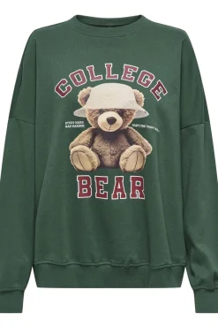 Sale Only Onlbila L/S Bear O-Neck Swt 4839513 Pineneedle College