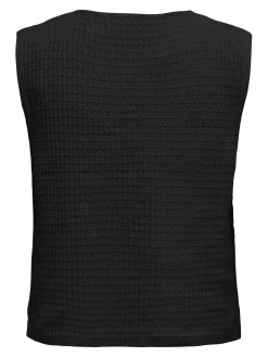 Outlet Only Onlbirtie Sl Tie V-Neck Vest Cc Knt 4853186 Black